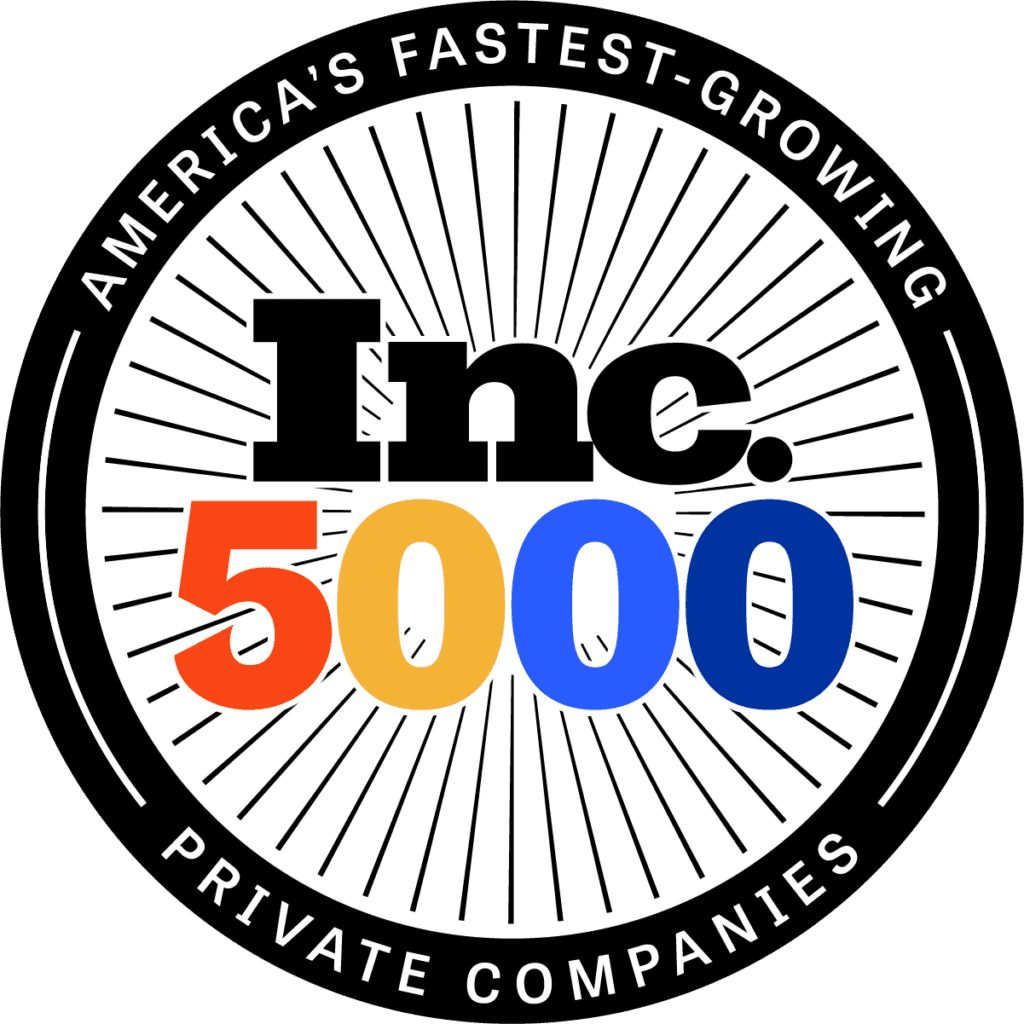 Inc 5000 America's Fastest Growing Private Companies 2023 Color Medallion Logo